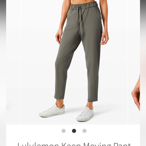 Lululemon Keep Moving Pant 7/8 High-Rise Grey Sage,Size 6 - Picture 1 of 5